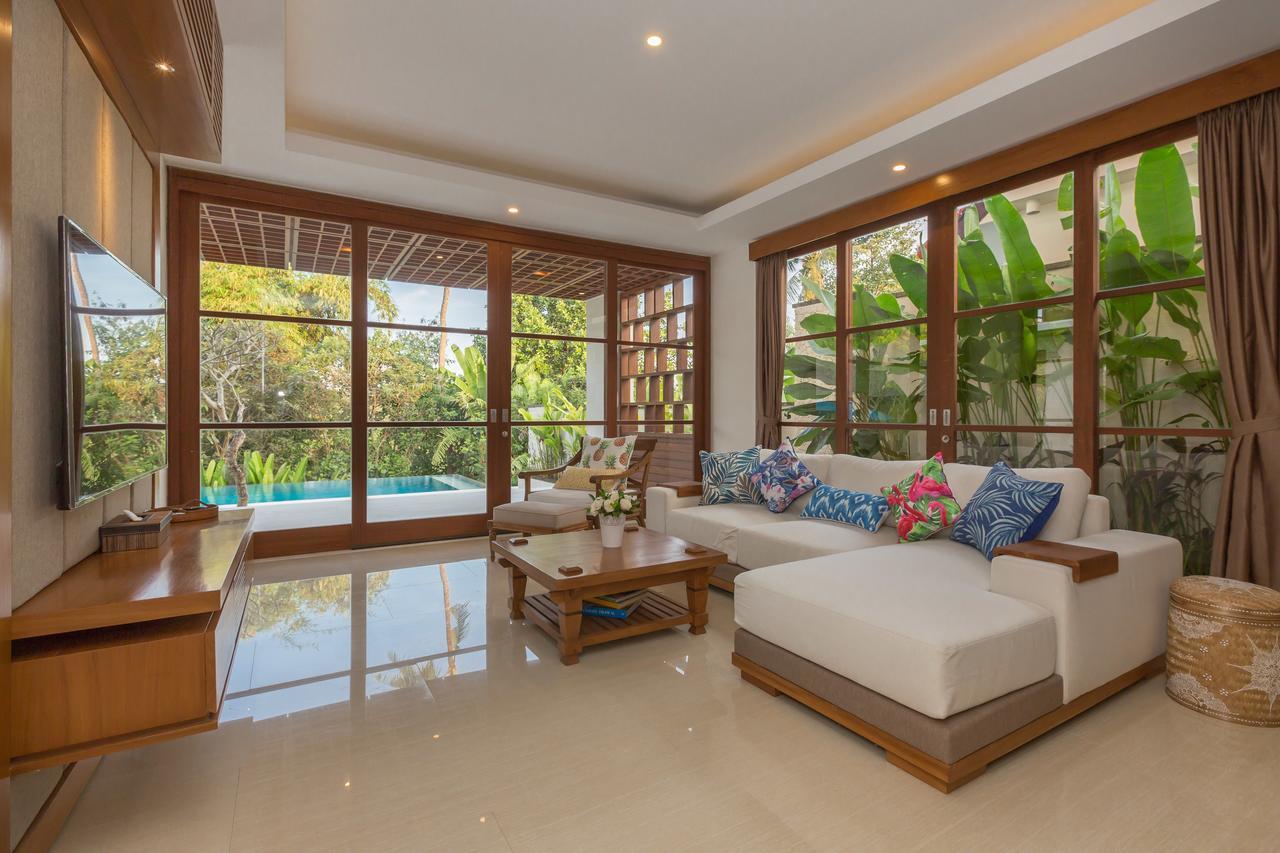 Villa Rusa Biru - Modern Villa With Private Pool And Cook In The Heart Of Berawa Canggu  Luaran gambar